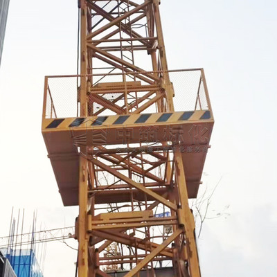 塔吊的防爬裝置 工地塔機防爬護欄 中筑標化 5000案例